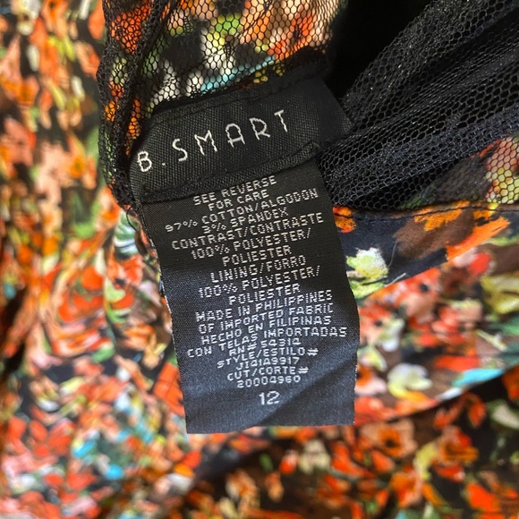 Floral and lace fit and flare dress - Picture 9 of 12